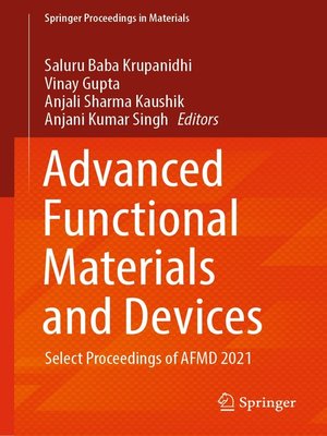 cover image of Advanced Functional Materials and Devices